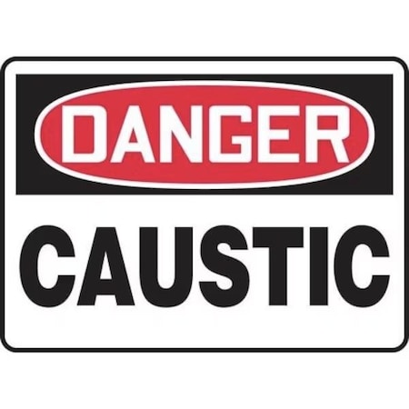 Accuform OSHA DANGER SAFETY SIGN CAUSTIC 7 in MCHL075XT